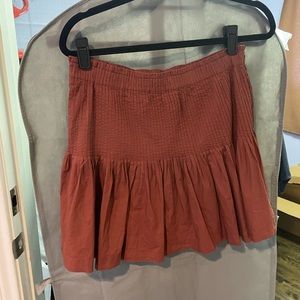 Anthropologie Orange Skirt NWT